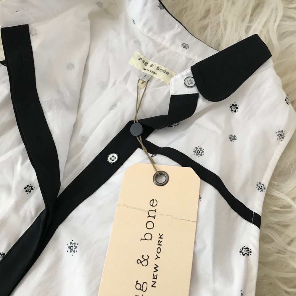 RAG & BONE Printed Mini Dress - Picture 7 of 7